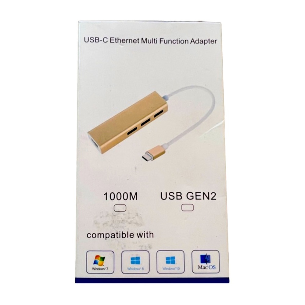TYPE C Ethernet Gen 2 Multi Function HDMI TV Video Adapter USB 3.0 HUB Mac PC